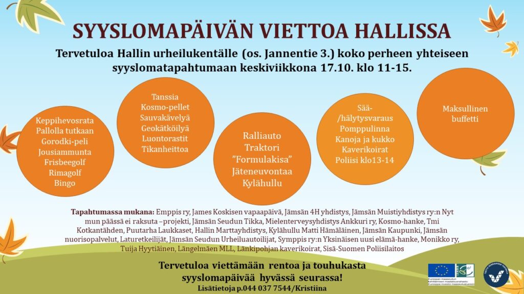 Syyslomapivn tapahtuma 2018