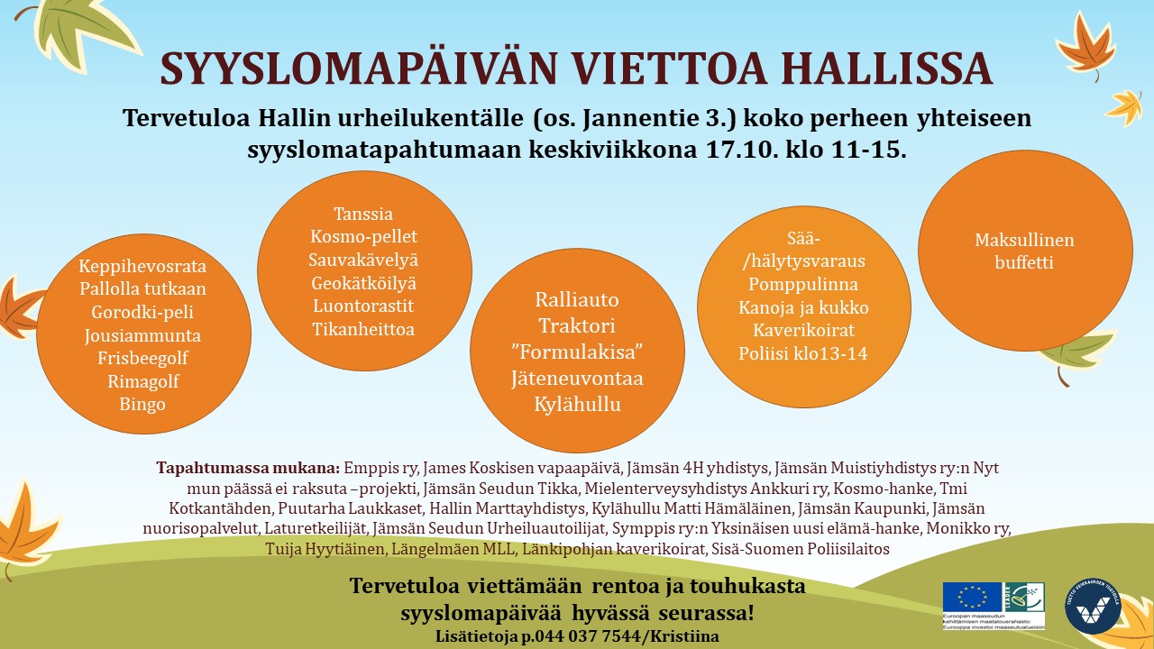 Syyslomapivn tapahtuma 2018